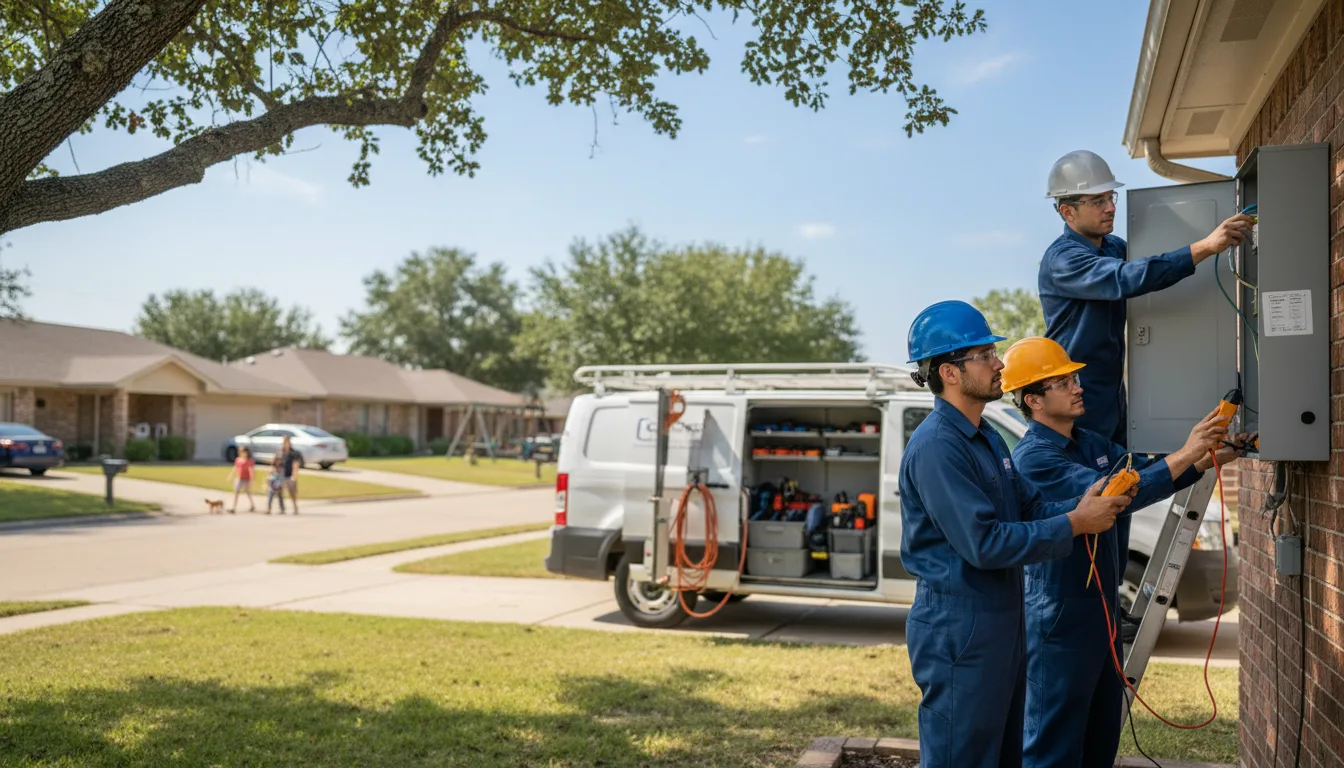 Certified electrician providing emergency electrical services in Eddyville, NE